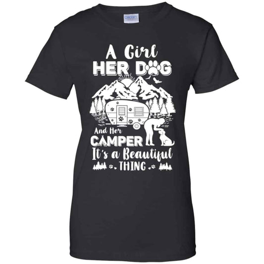 
	A Girl Her Dog And Her Camper It’s A Beautiful Thing T-Shirts, Hoodie, Tank