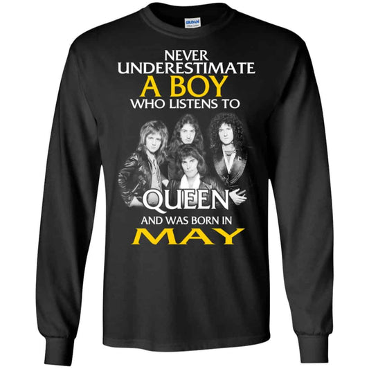 
	A Boy Who Listens To Queen And Was Born In May T-Shirts, Hoodie, Tank