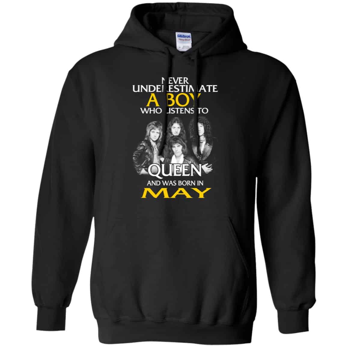 A Boy Who Listens To Queen And Was Born In May T-Shirts, Hoodie, Tank