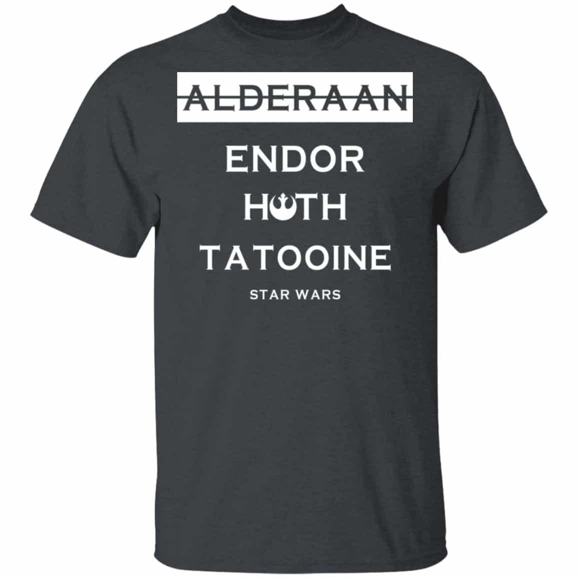 Alderaan Endor Hoth Taooine Star Wars Shirt, Hoodie, Tank