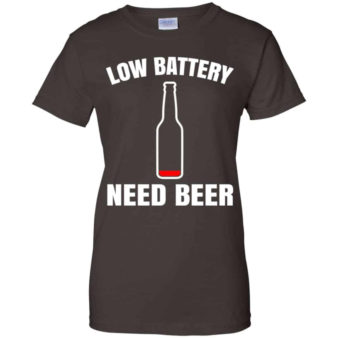 Low Battery Need Beer Shirt, Hoodie, Tank