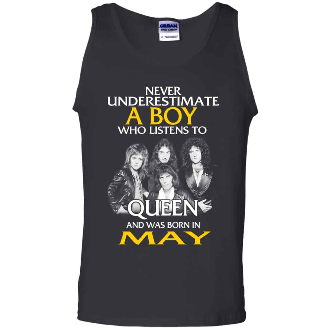 A Boy Who Listens To Queen And Was Born In May T-Shirts, Hoodie, Tank