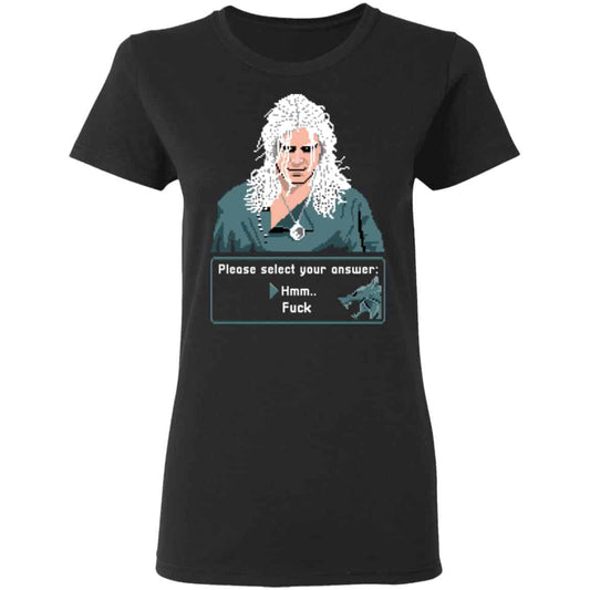 
	The Witcher Please Select Your Answers Fuck Shirt, Hoodie, Tank