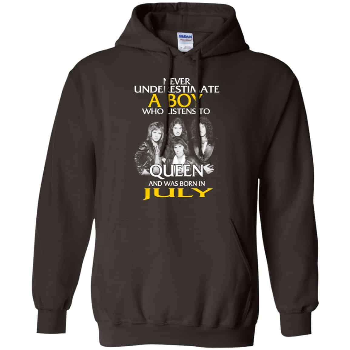 A Boy Who Listens To Queen And Was Born In July T-Shirts, Hoodie, Tank