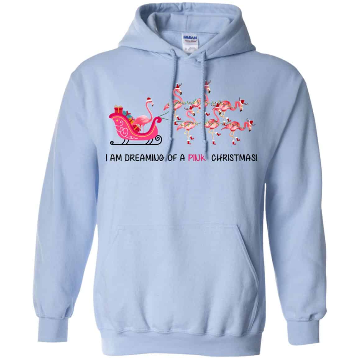 Flamingo I Am Dreaming Of A Pink Christmas T-Shirts, Hoodie, Tank