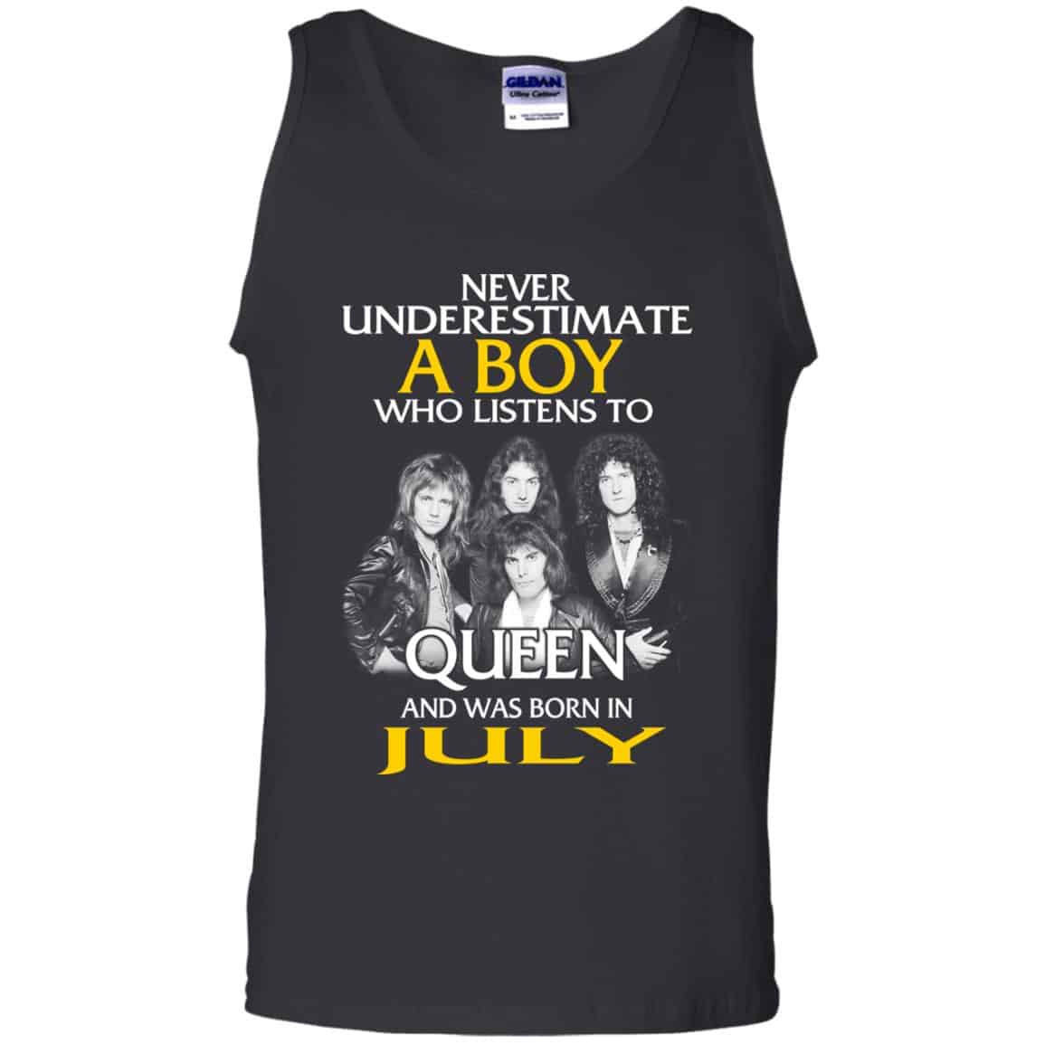 A Boy Who Listens To Queen And Was Born In July T-Shirts, Hoodie, Tank