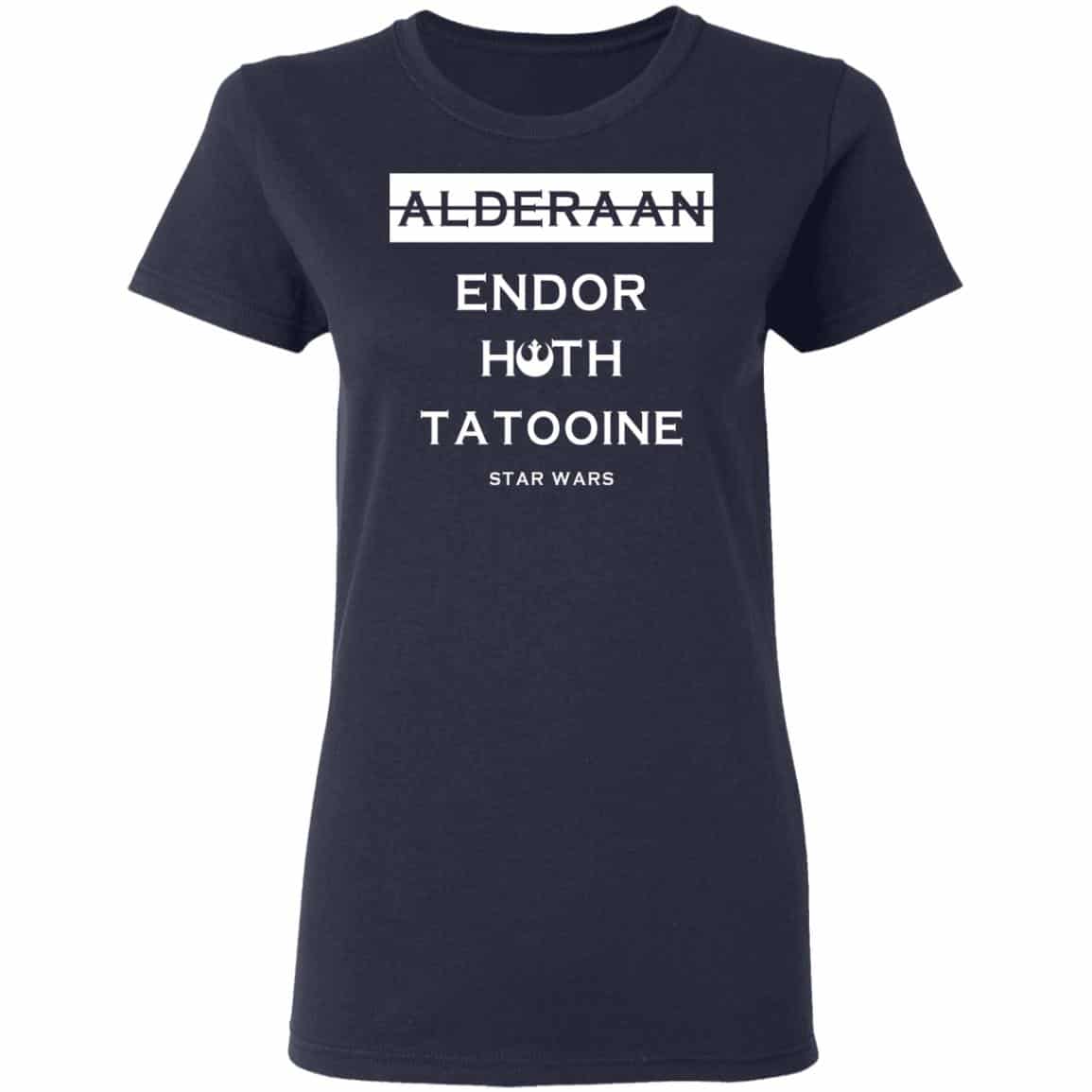 Alderaan Endor Hoth Taooine Star Wars Shirt, Hoodie, Tank