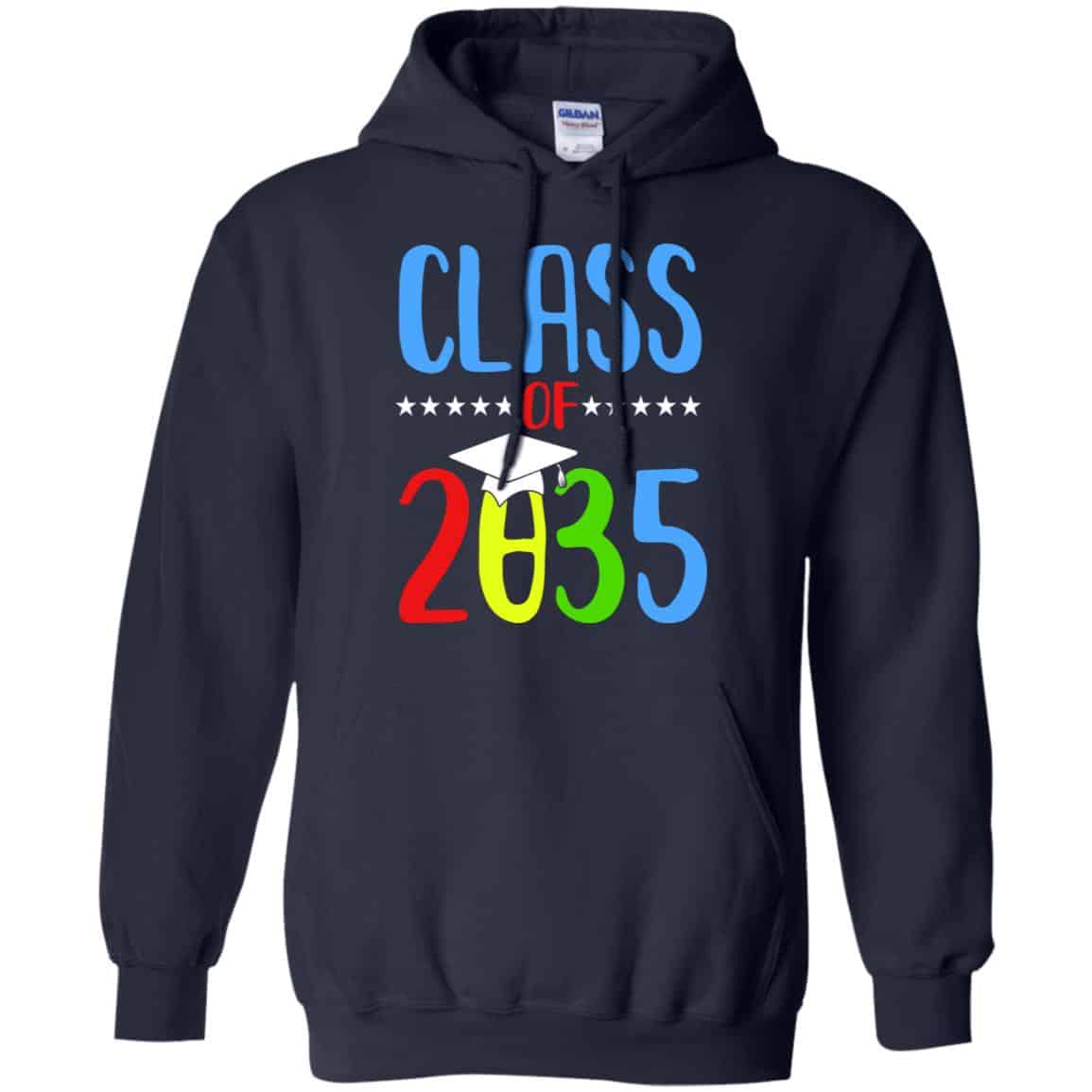 Grow With Me First Day Of School Class Of 2035 Youth T-Shirts, Hoodie