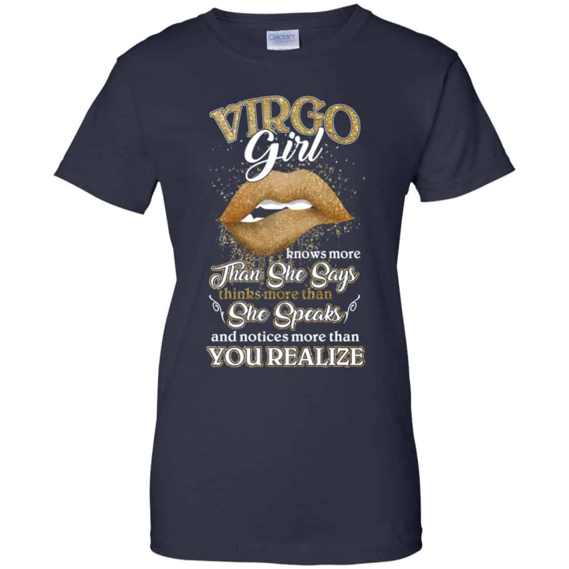 Vigro Girl Knows More Than She Says Zodiac Birthday T-Shirts, Hoodie, Tank
