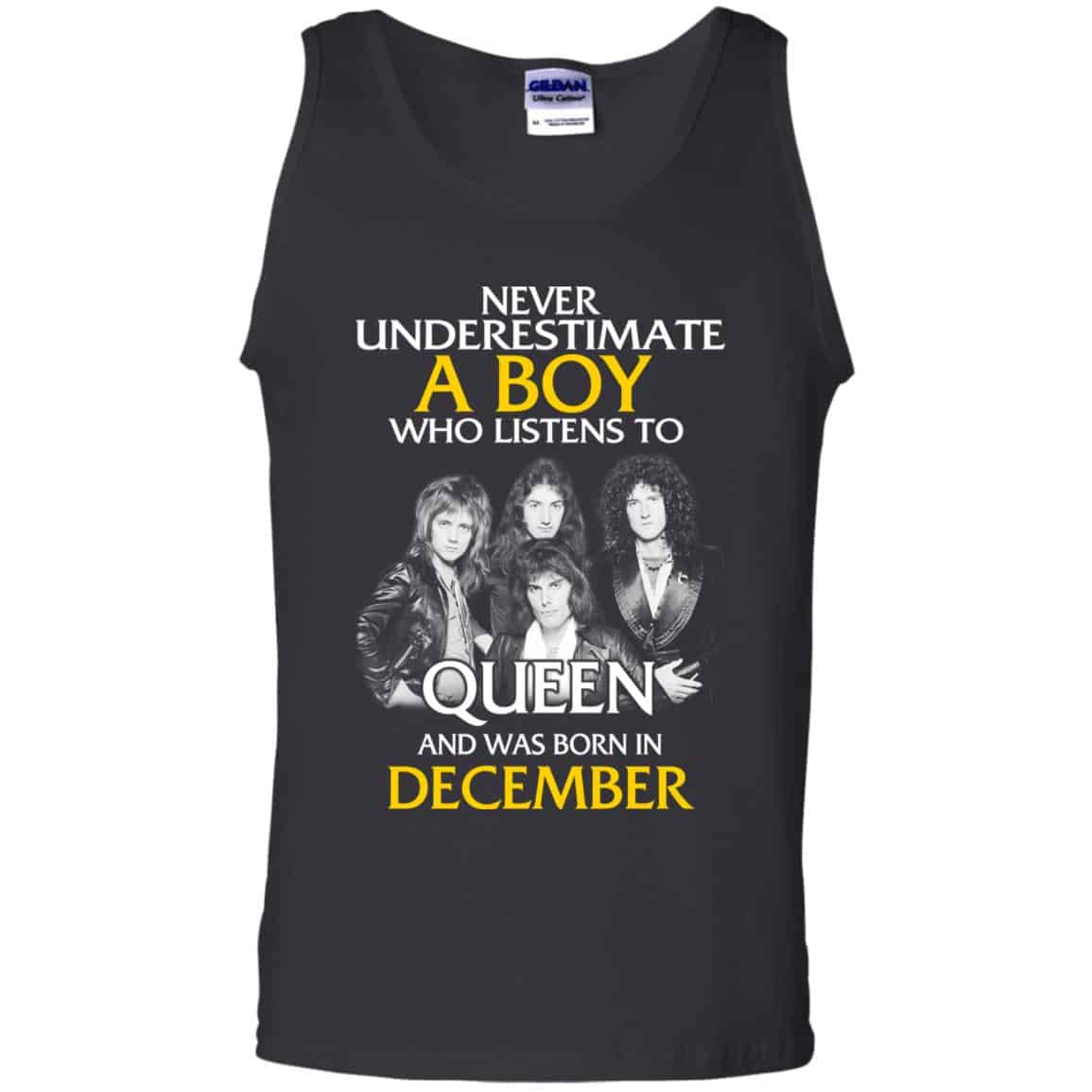 A Boy Who Listens To Queen And Was Born In December T-Shirts, Hoodie, Tank