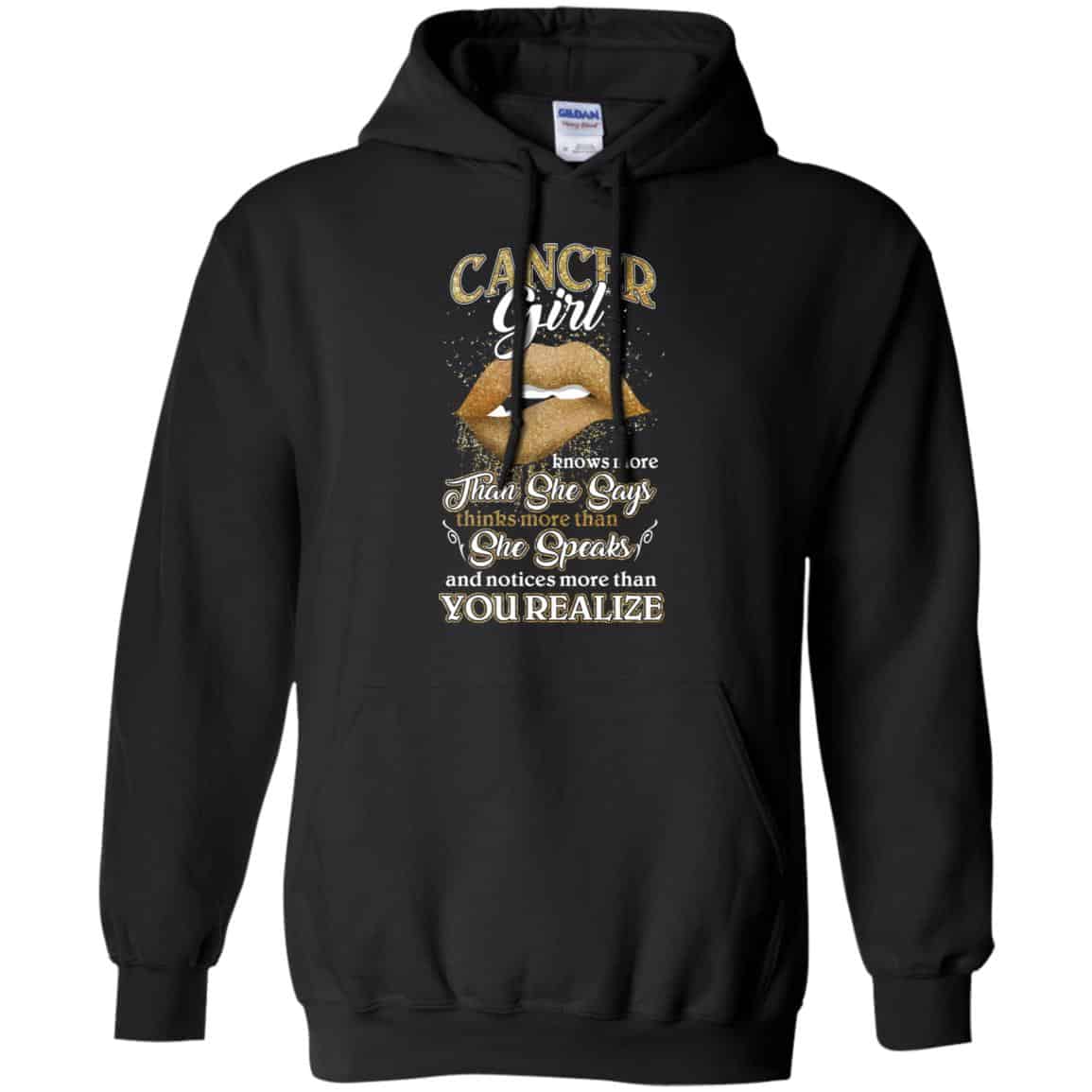 Cancer Girl Knows More Than She Says Zodiac Birthday T-Shirts, Hoodie, Tank