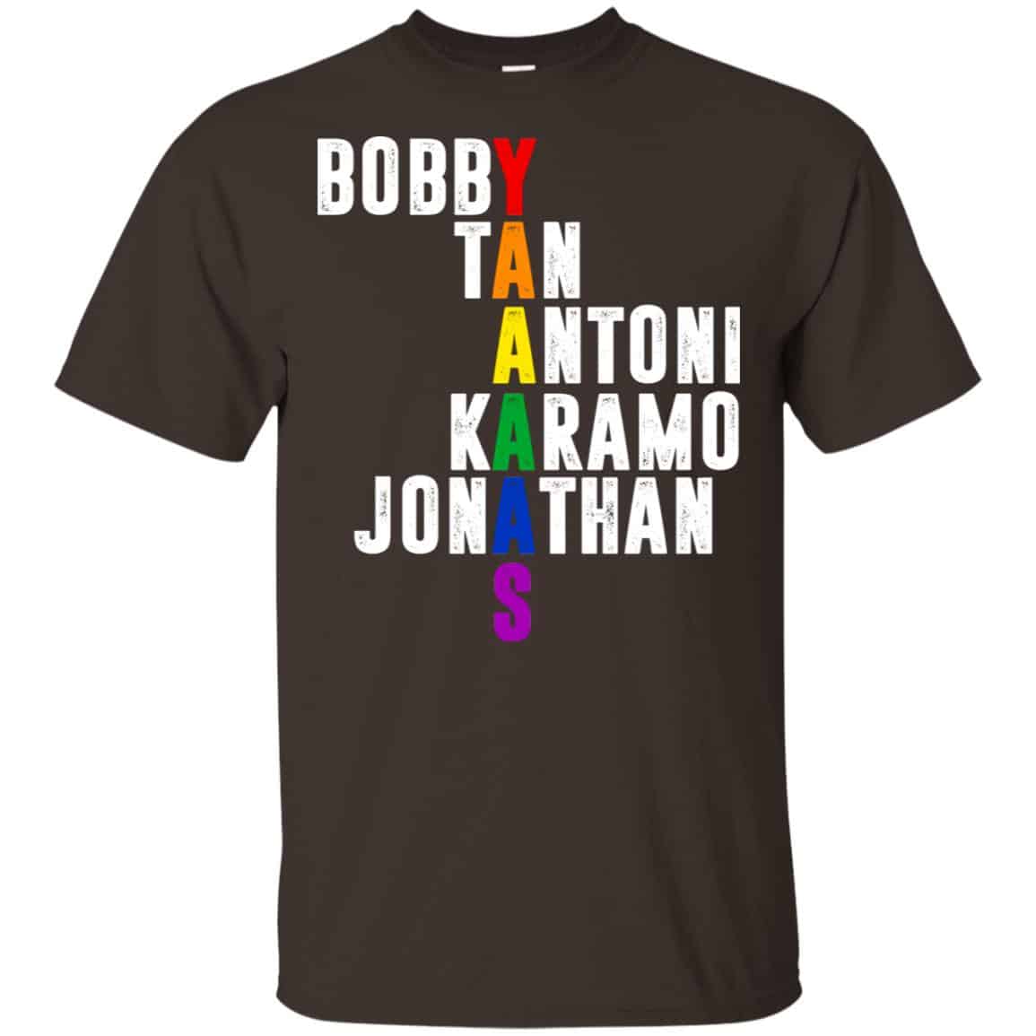 Queer Eye Yaaas Fab 5 Names LGBT T-Shirts, Hoodie, Tank