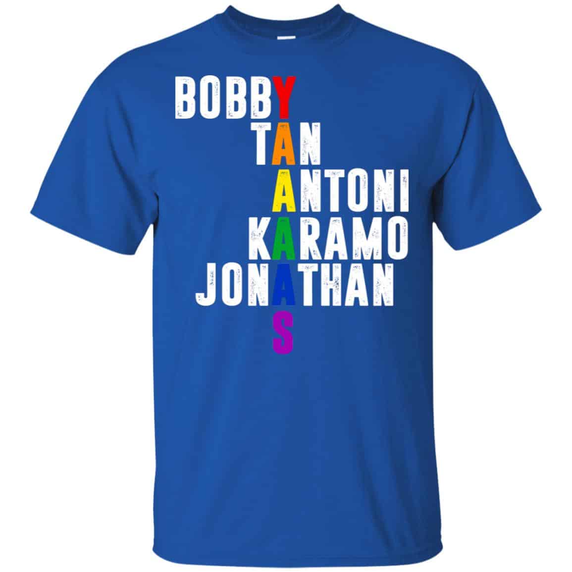 Queer Eye Yaaas Fab 5 Names LGBT T-Shirts, Hoodie, Tank