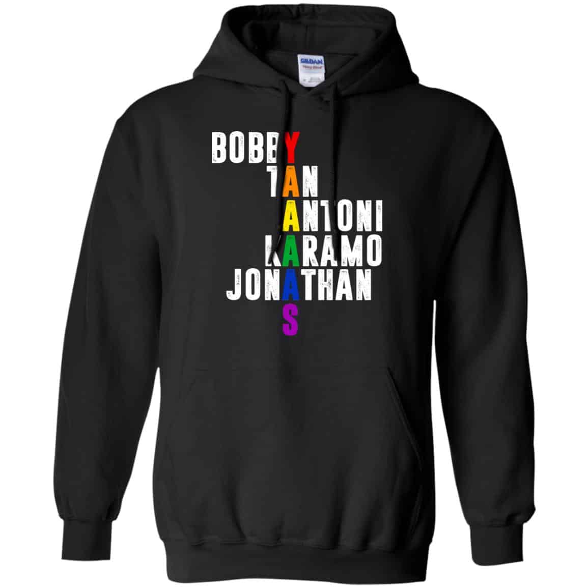 Queer Eye Yaaas Fab 5 Names LGBT T-Shirts, Hoodie, Tank