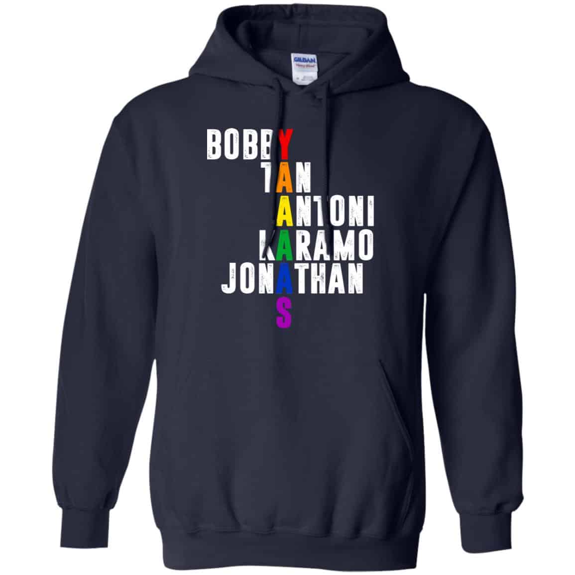 Queer Eye Yaaas Fab 5 Names LGBT T-Shirts, Hoodie, Tank