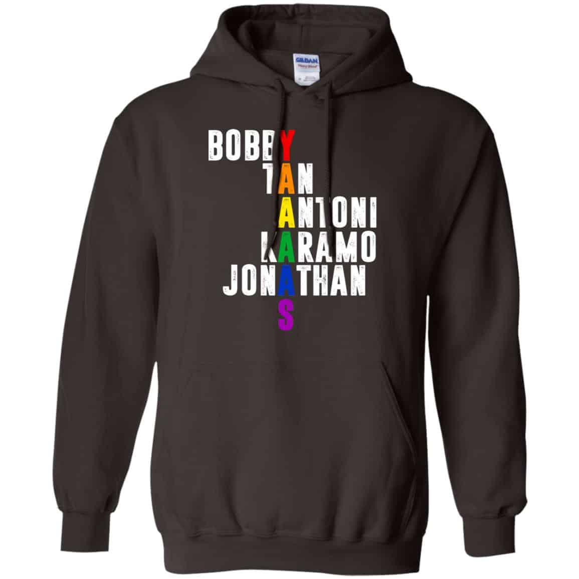 Queer Eye Yaaas Fab 5 Names LGBT T-Shirts, Hoodie, Tank