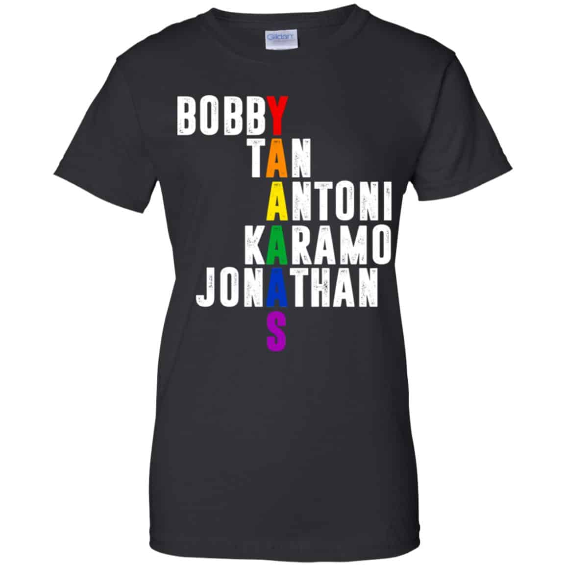 
	Queer Eye Yaaas Fab 5 Names LGBT T-Shirts, Hoodie, Tank