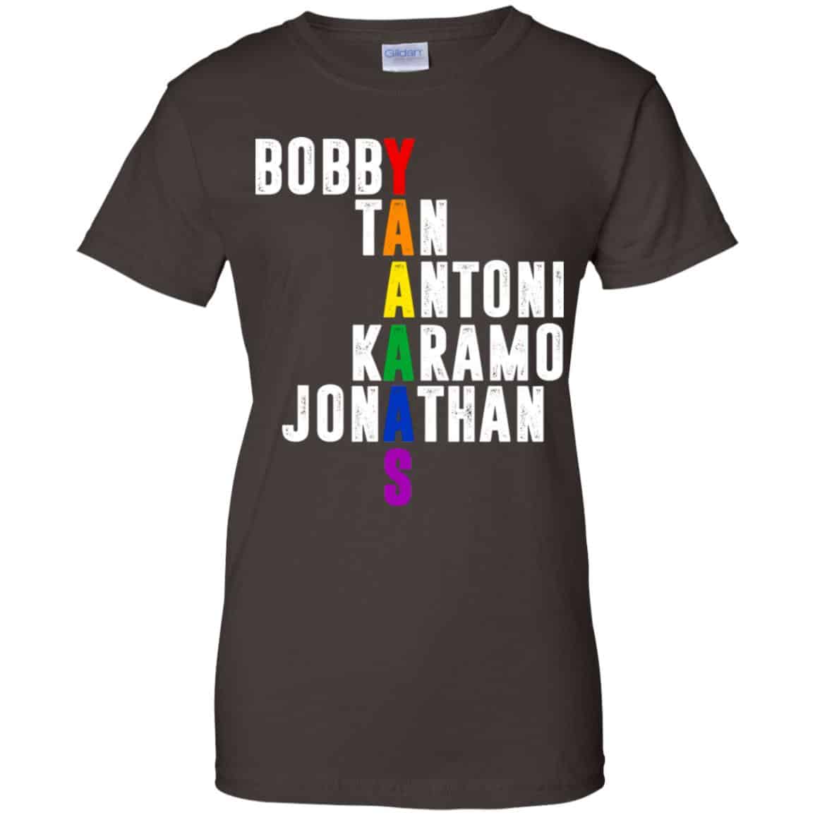 Queer Eye Yaaas Fab 5 Names LGBT T-Shirts, Hoodie, Tank