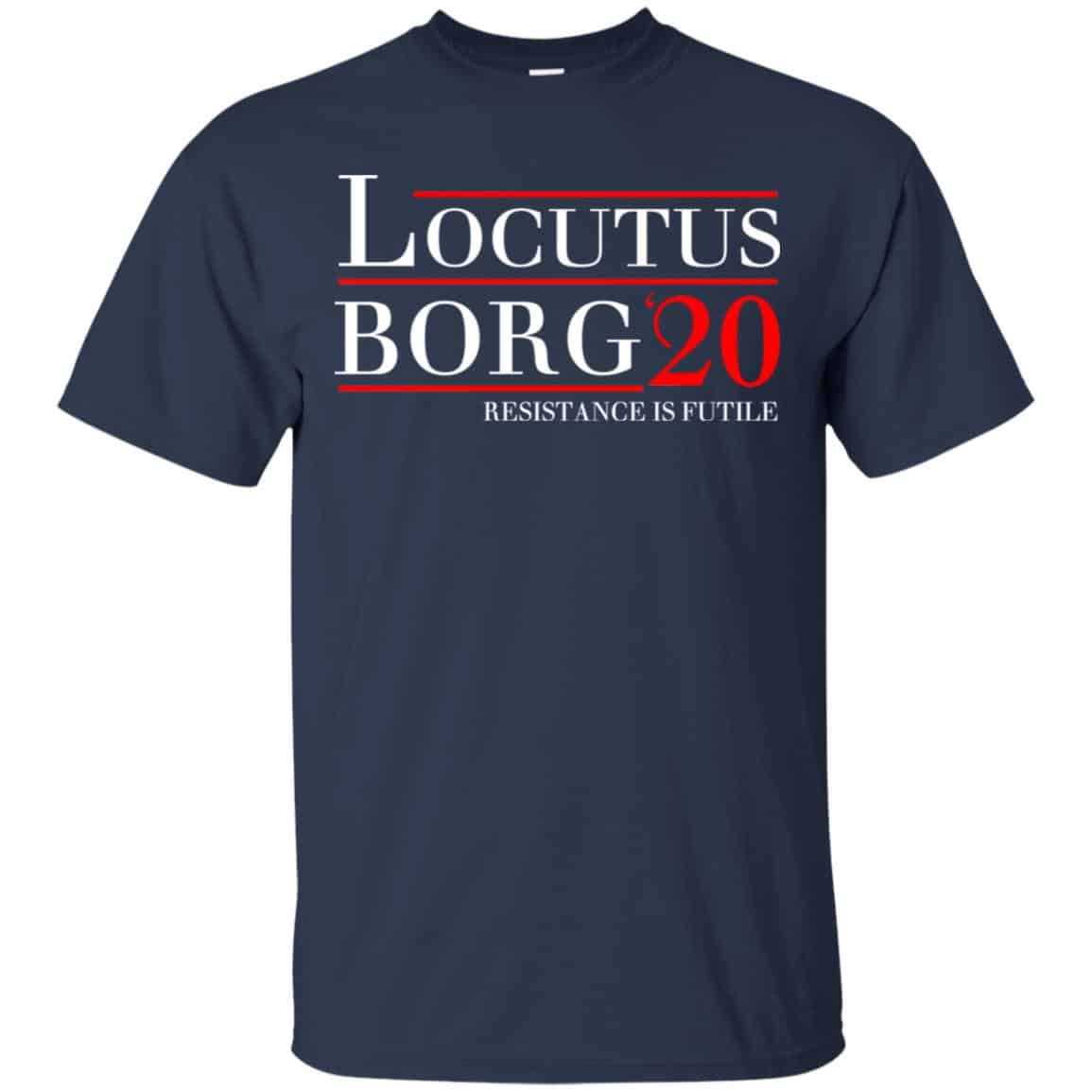 Locutus Borg 2020 Resistance Is Futile T-Shirts, Hoodie, Tank