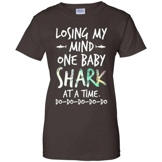 Losing My Mind One Baby Shark At A Time Do Do Do Do Do T-Shirts, Hoodie, Tank
