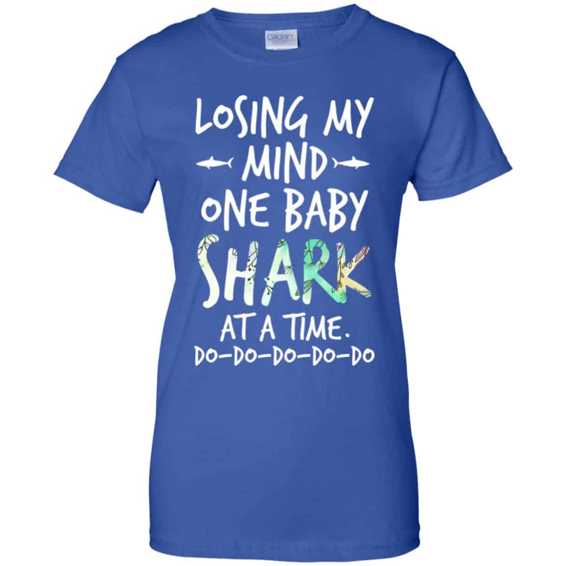 Losing My Mind One Baby Shark At A Time Do Do Do Do Do T-Shirts, Hoodie, Tank