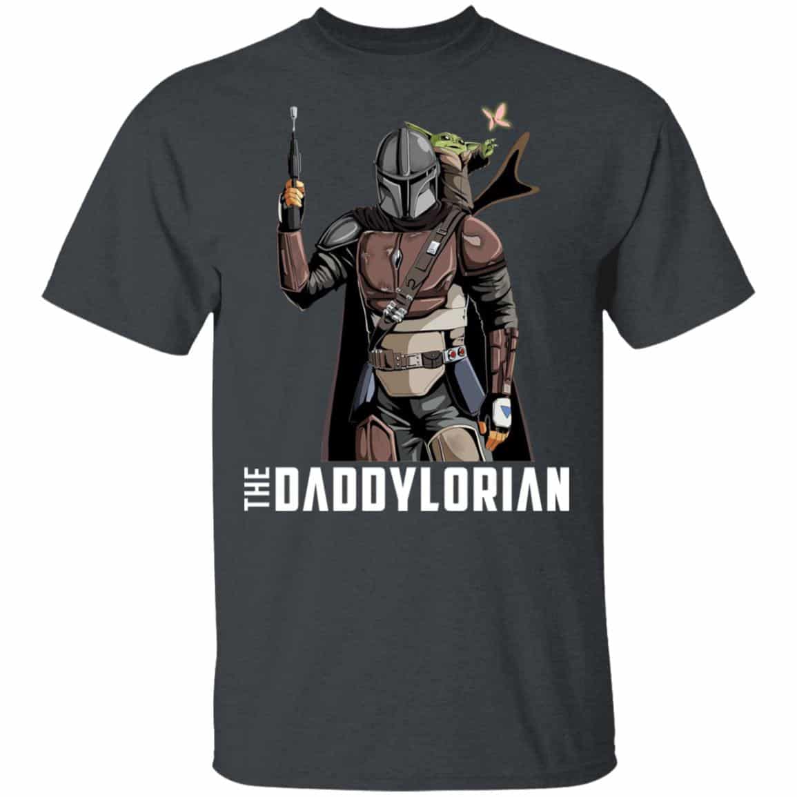The Daddylorian Daddy Baby Yoda Mandalorian Shirt, Hoodie, Tank