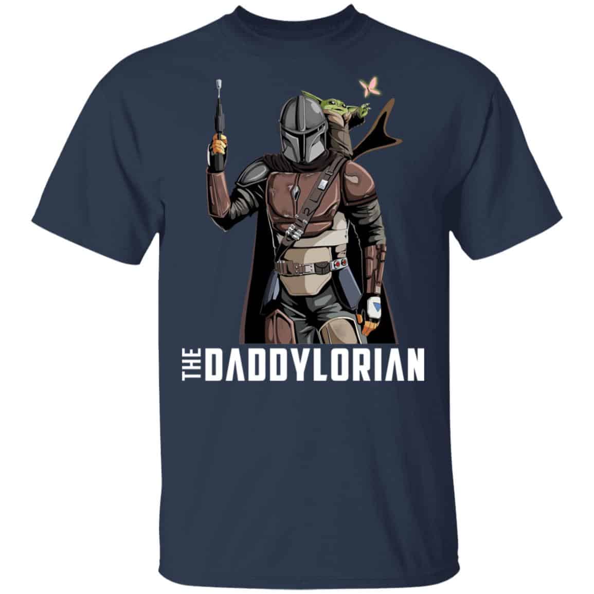The Daddylorian Daddy Baby Yoda Mandalorian Shirt, Hoodie, Tank