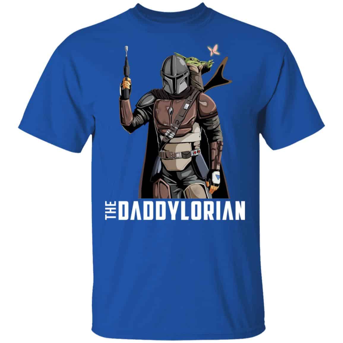 The Daddylorian Daddy Baby Yoda Mandalorian Shirt, Hoodie, Tank