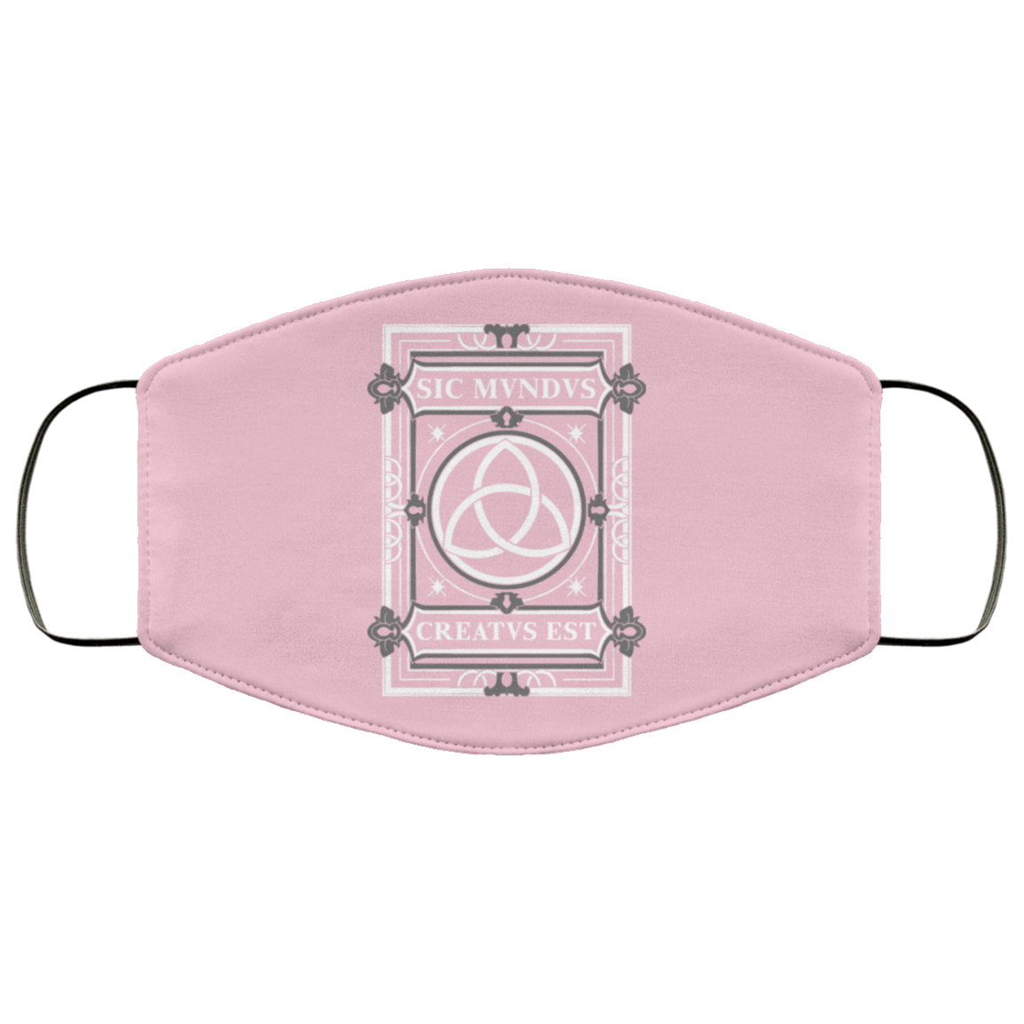 Sic Mvndvs Creatvs Est Sic Mundus Creatus Sci Fi Face Mask