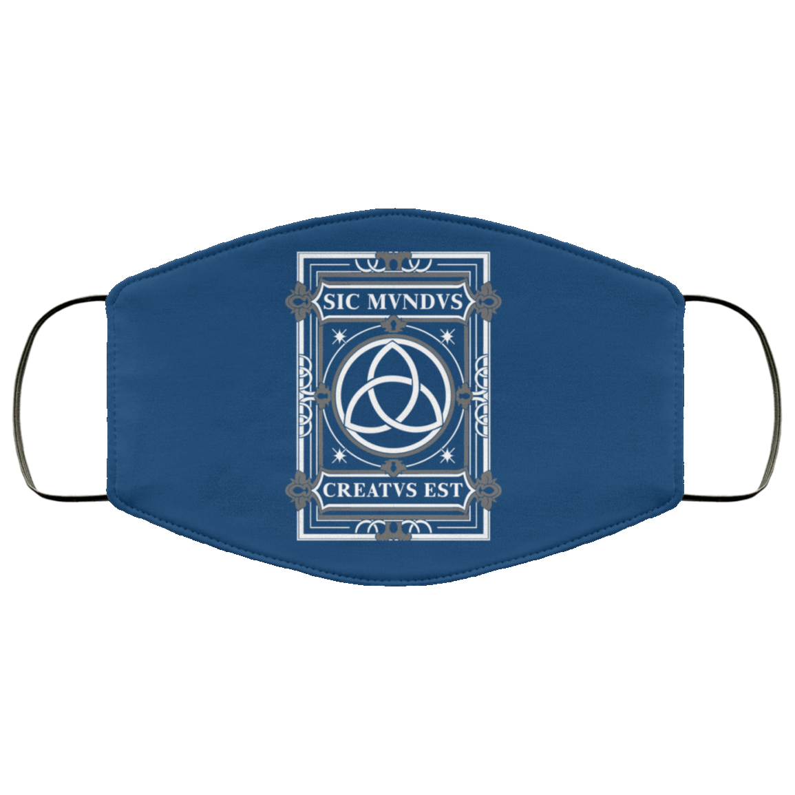 Sic Mvndvs Creatvs Est Sic Mundus Creatus Sci Fi Face Mask