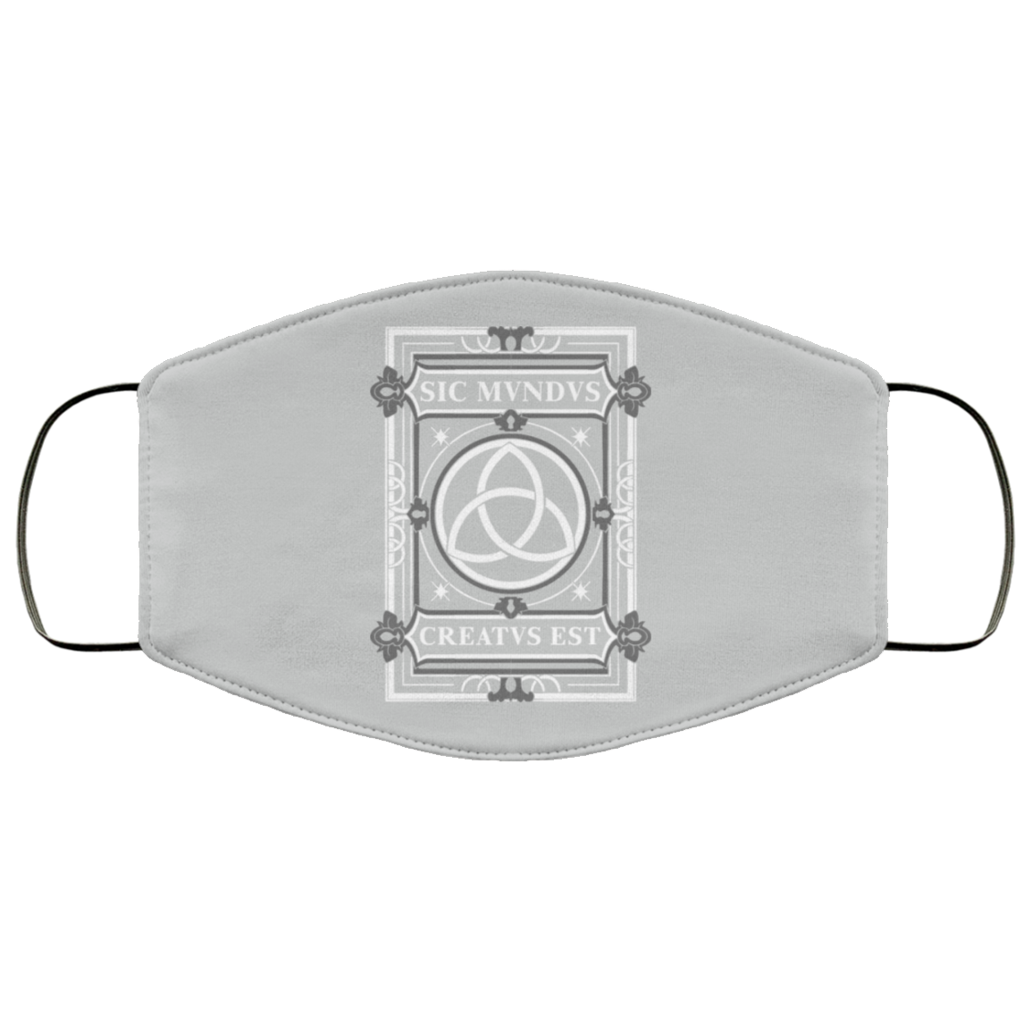 Sic Mvndvs Creatvs Est Sic Mundus Creatus Sci Fi Face Mask