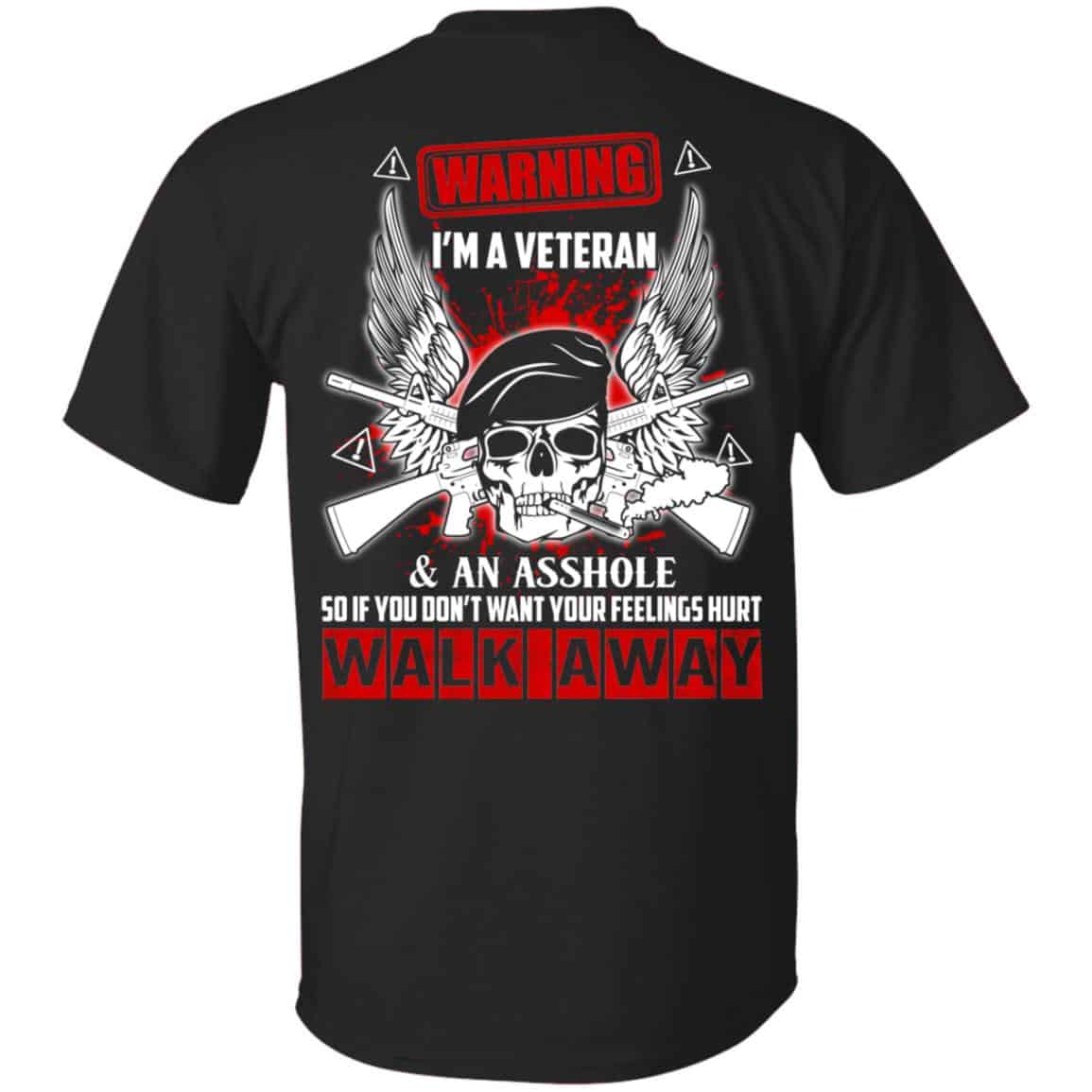 I’m A Veteran And An Asshole T-Shirts, Hoodie, Tank