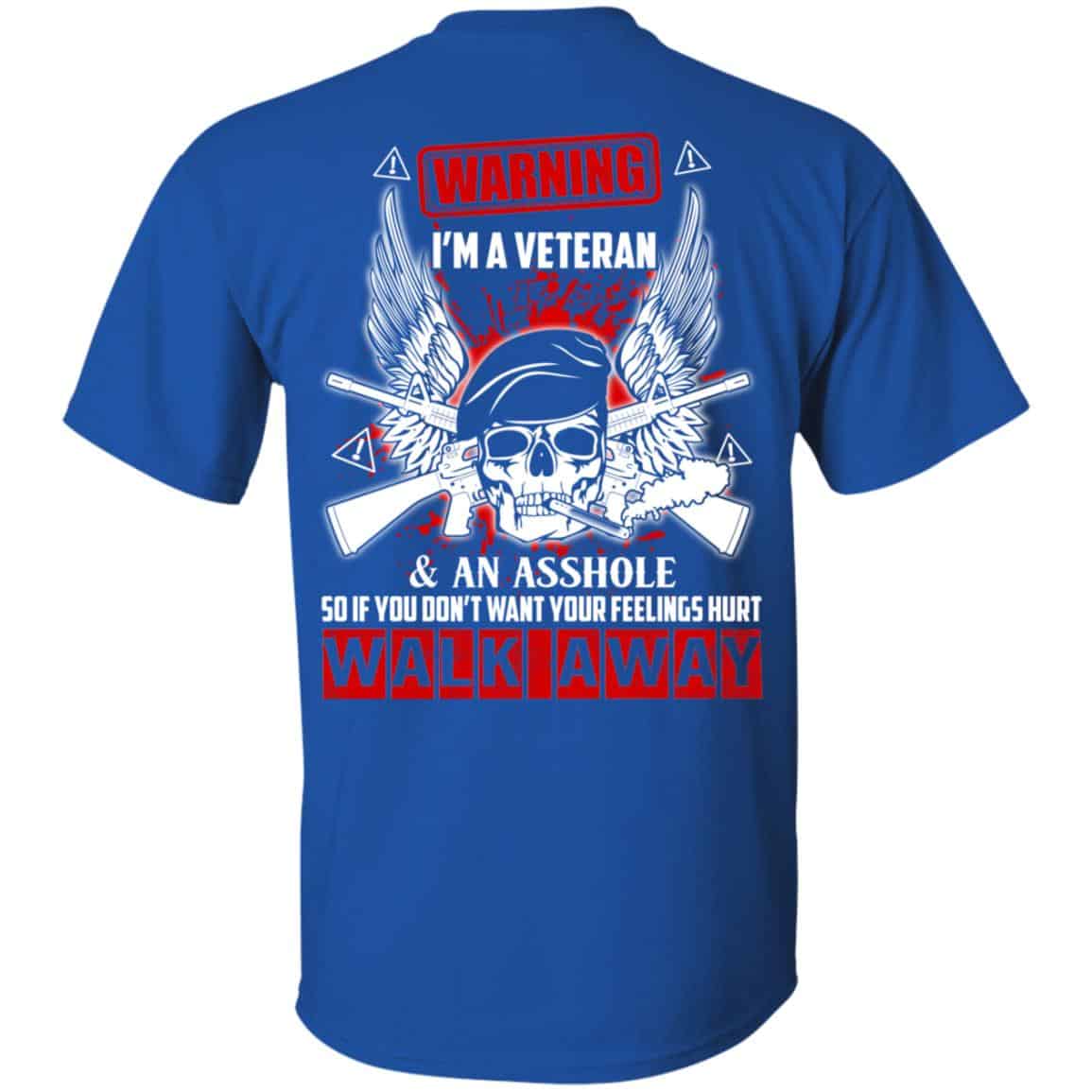 I’m A Veteran And An Asshole T-Shirts, Hoodie, Tank