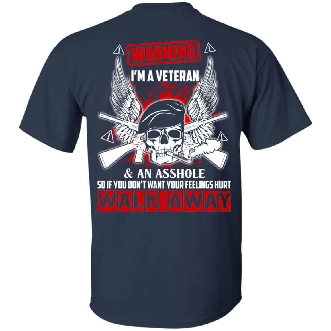 I’m A Veteran And An Asshole T-Shirts, Hoodie, Tank