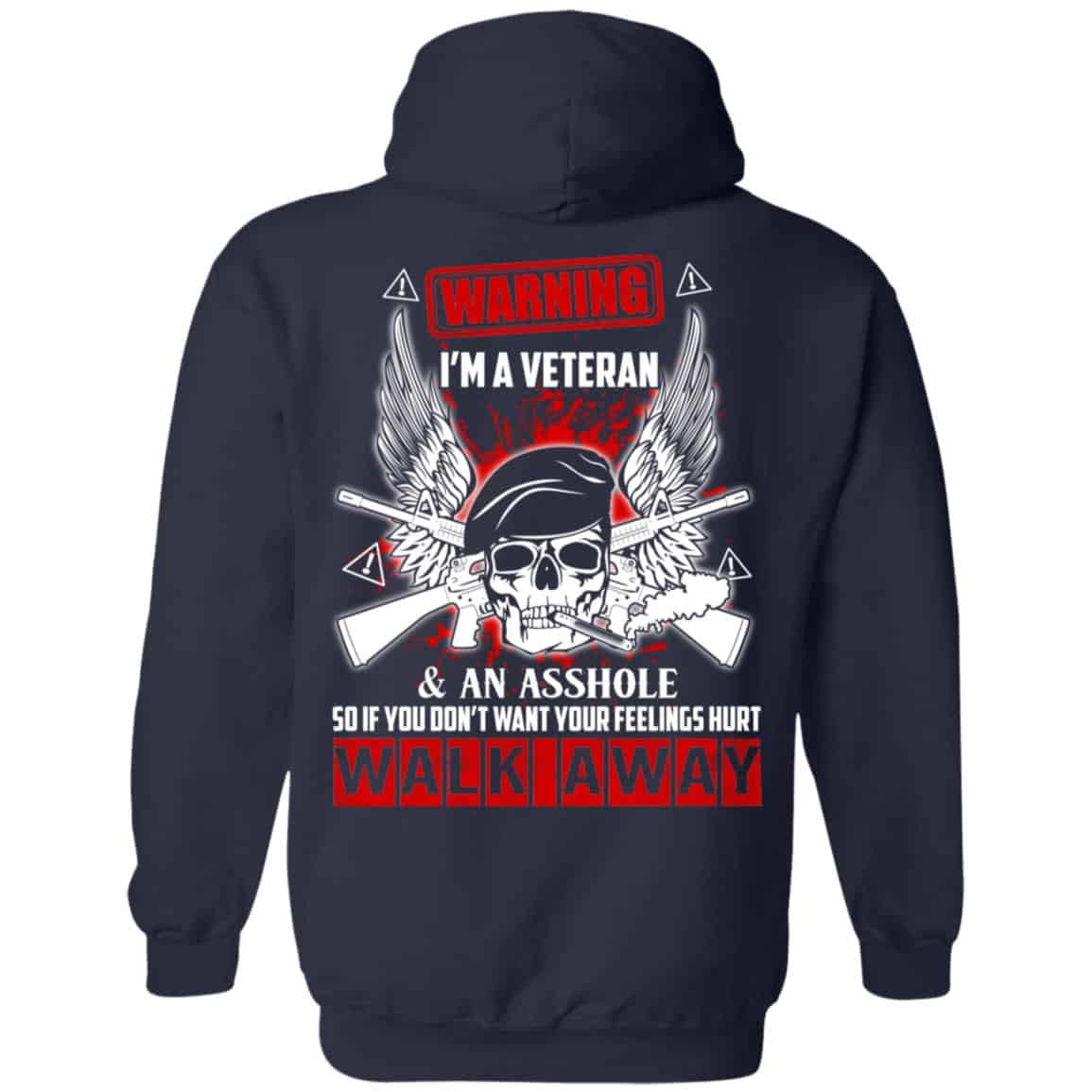 I’m A Veteran And An Asshole T-Shirts, Hoodie, Tank