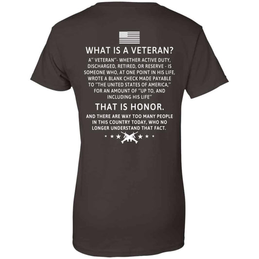 Veteran: What Is A Veteran That Is Honor T-Shirts, Hoodie, Sweater