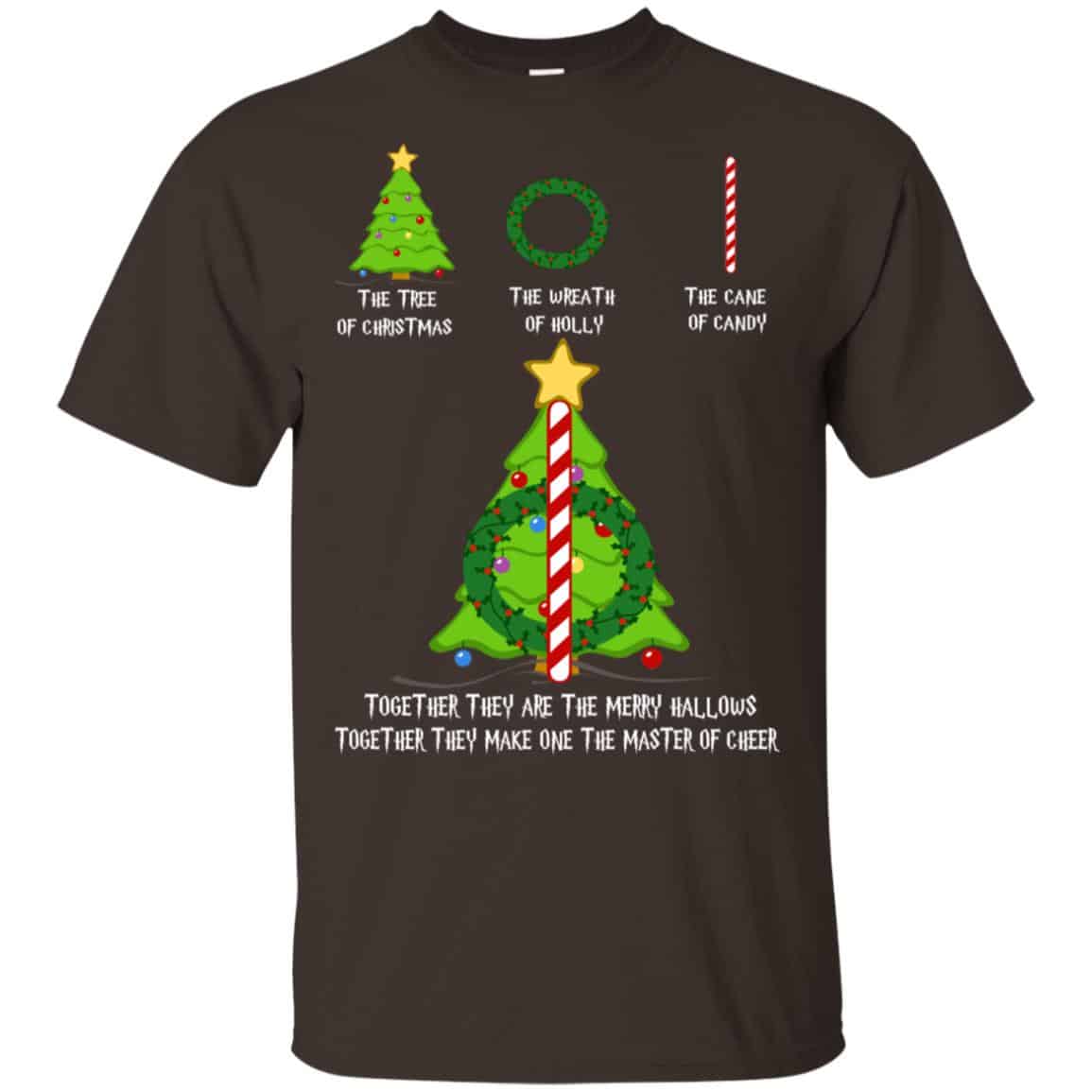 Harry Potter: The Tree Of Christmas The Wreath Of Holly The Cane Of Candy Sweater, T-Shirts, Hoodie