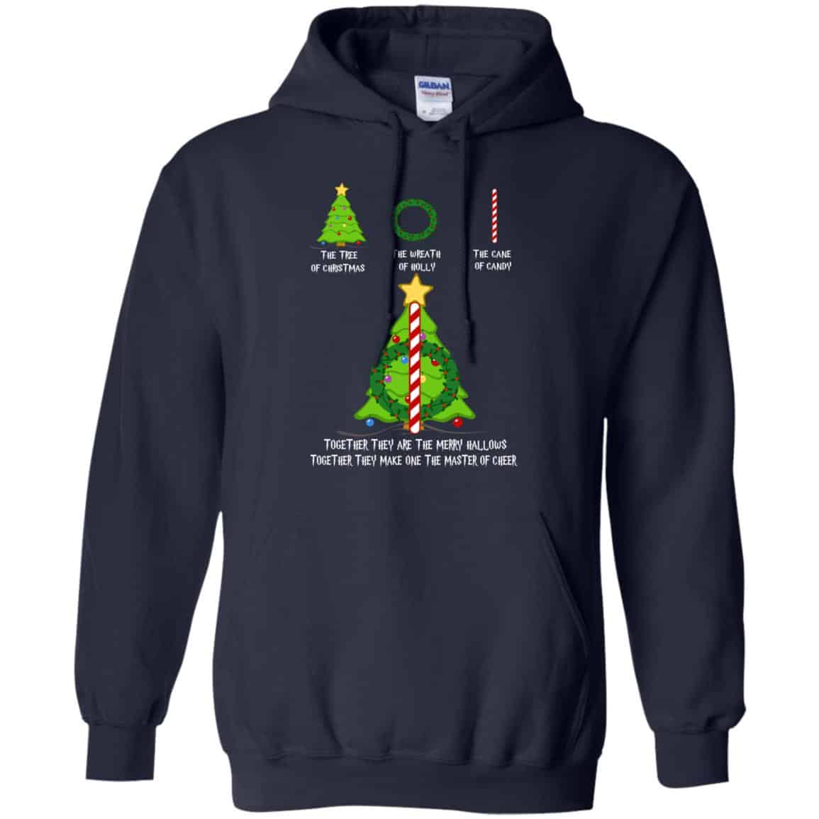 Harry Potter: The Tree Of Christmas The Wreath Of Holly The Cane Of Candy Sweater, T-Shirts, Hoodie