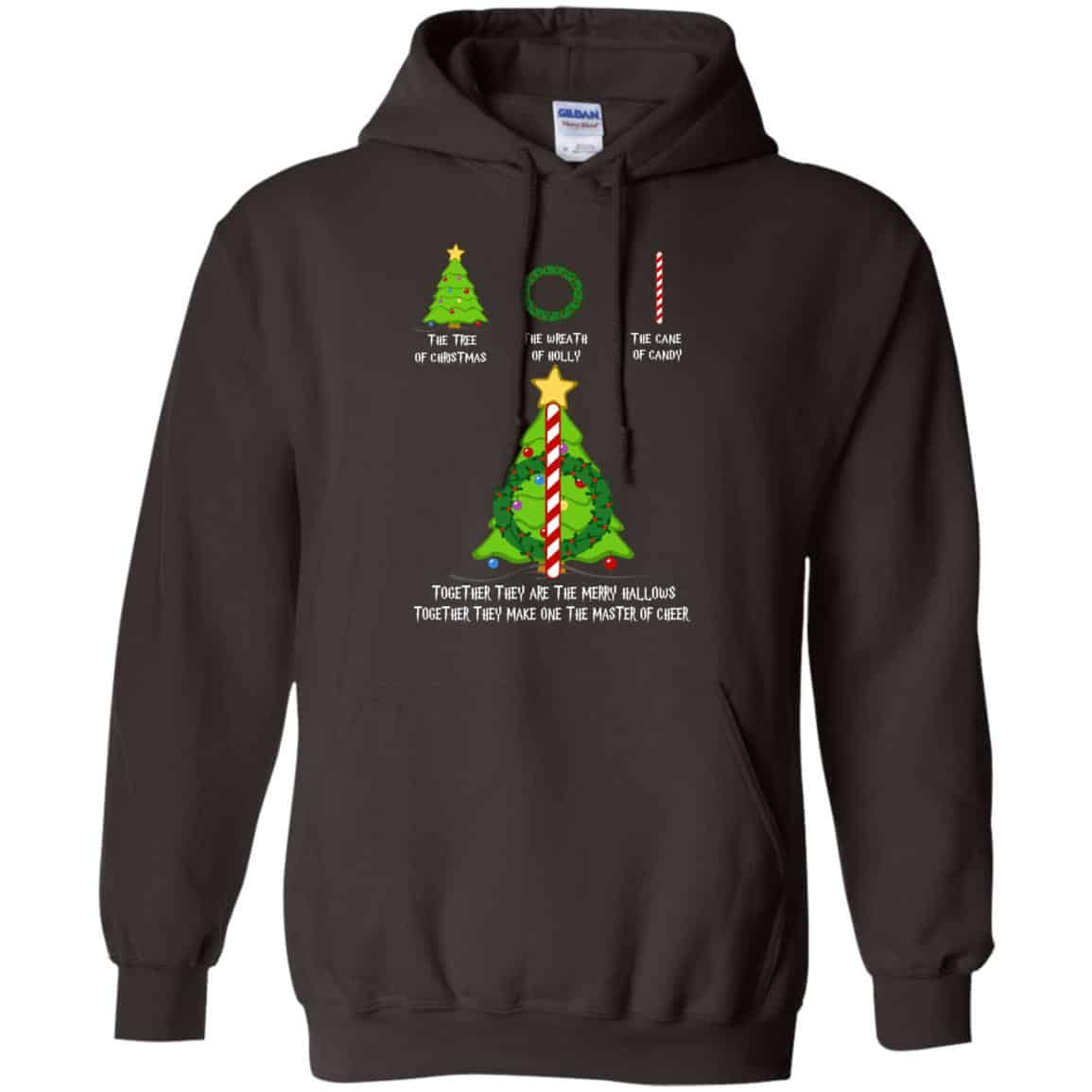 Harry Potter: The Tree Of Christmas The Wreath Of Holly The Cane Of Candy Sweater, T-Shirts, Hoodie