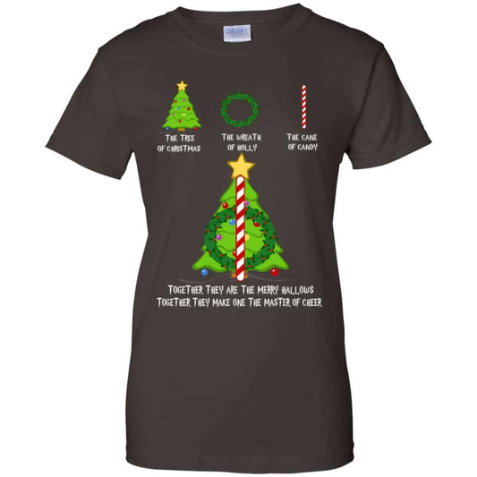 Harry Potter: The Tree Of Christmas The Wreath Of Holly The Cane Of Candy Sweater, T-Shirts, Hoodie