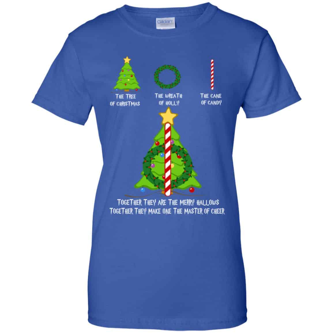 Harry Potter: The Tree Of Christmas The Wreath Of Holly The Cane Of Candy Sweater, T-Shirts, Hoodie
