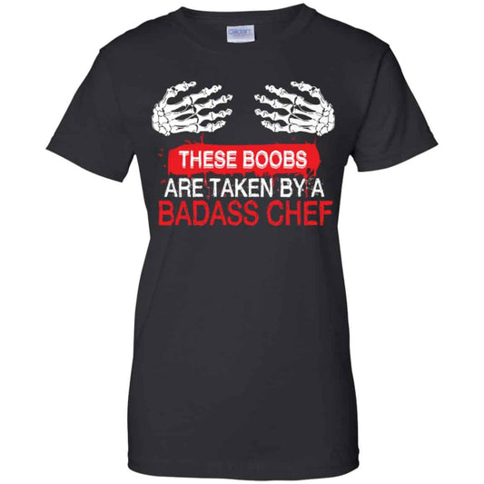 
	These Boobs Are Taken By A Badass Chef Shirt, Hoodie, Tank