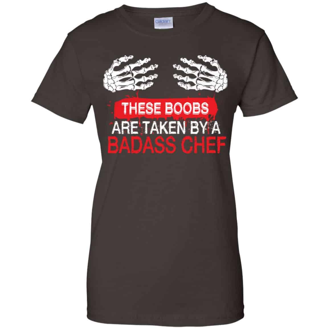 These Boobs Are Taken By A Badass Chef Shirt, Hoodie, Tank