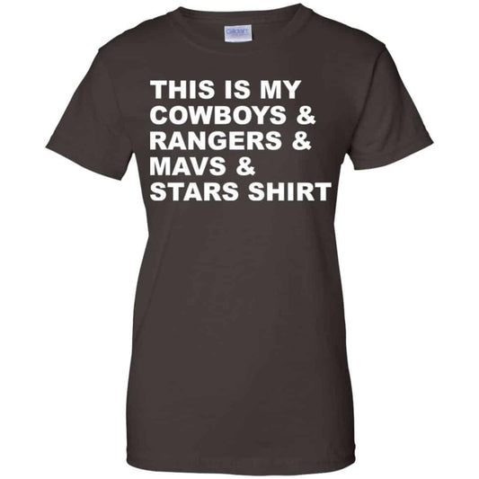 This Is My Cowboys & Rangers & Mavs & Stars Shirt T-Shirts, Hoodie, Tank