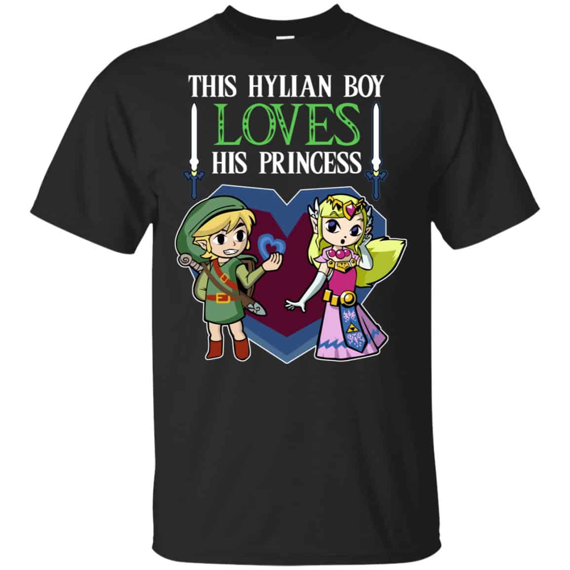 This Hylian Boy Loves His Princess Shirt, Hoodie, Tank