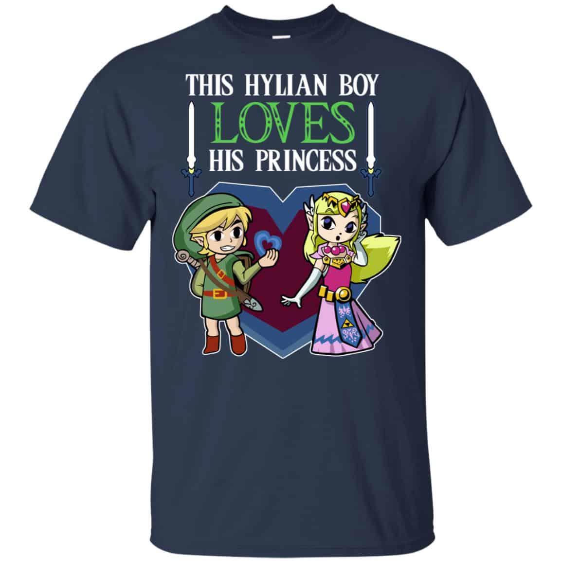 This Hylian Boy Loves His Princess Shirt, Hoodie, Tank