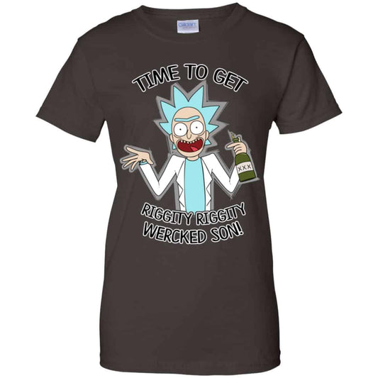 Time To Get Riggity Riggity Wercked Son – Rick And Morty Shirt, Hoodie, Tank