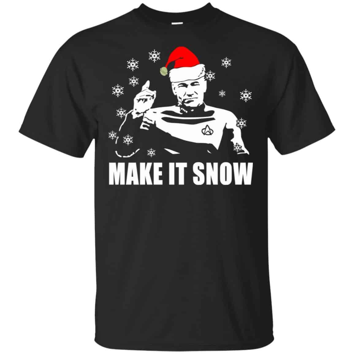 Make It Snow Star Trek Shirt, Hoodie, Tank