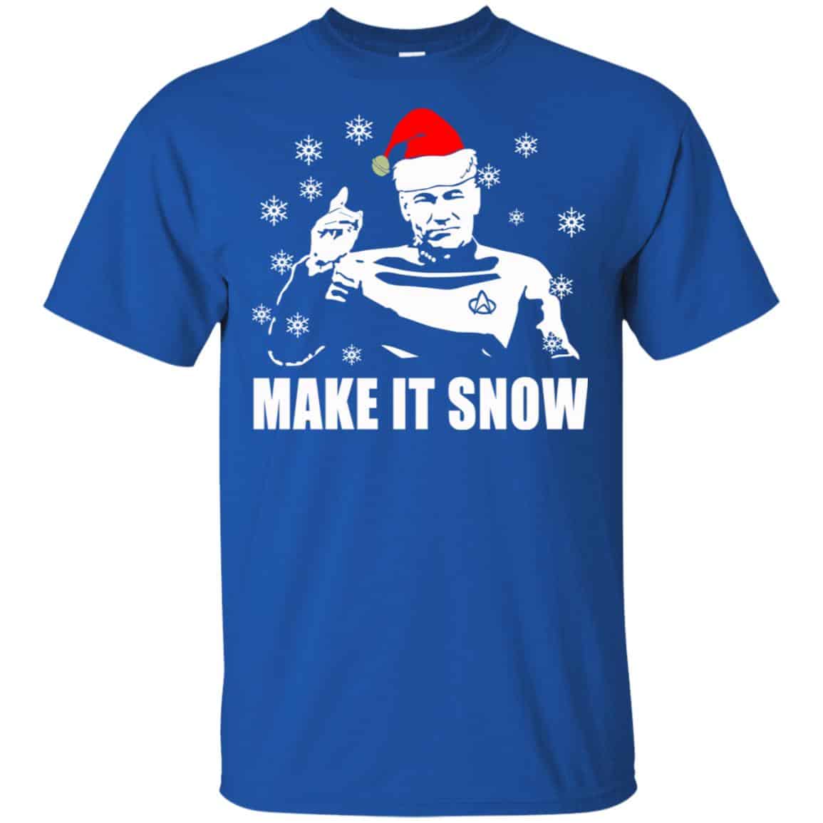 Make It Snow Star Trek Shirt, Hoodie, Tank