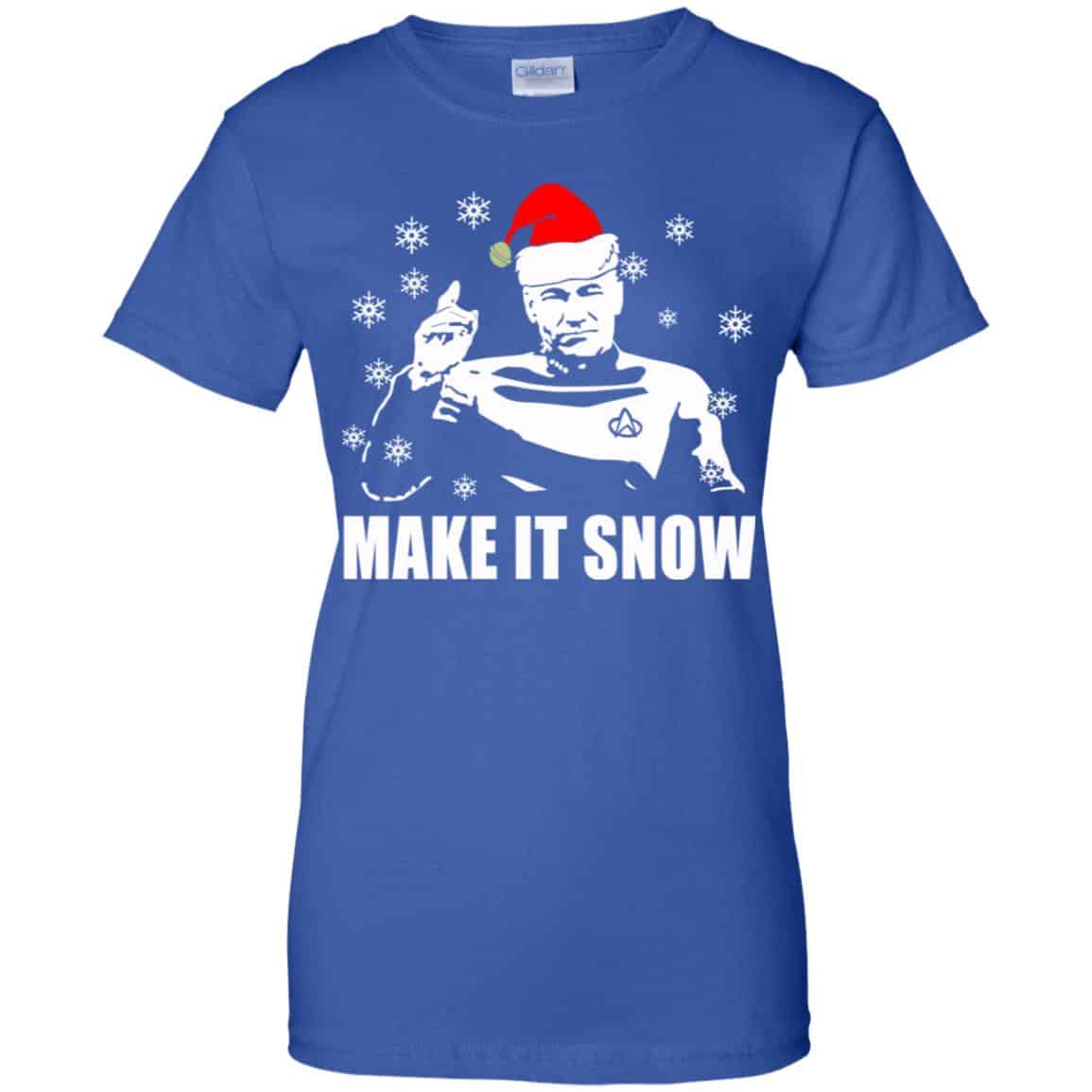 Make It Snow Star Trek Shirt, Hoodie, Tank